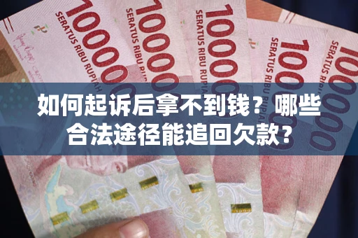 武汉如何起诉后拿不到钱？哪些合法途径能追回欠款？