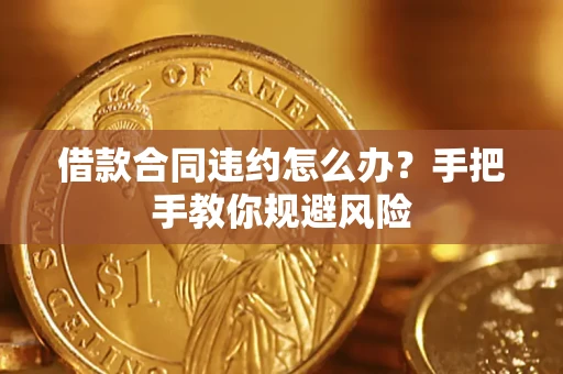 武汉借款合同违约怎么办？手把手教你规避风险