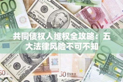 武汉共同债权人维权全攻略：五大法律风险不可不知