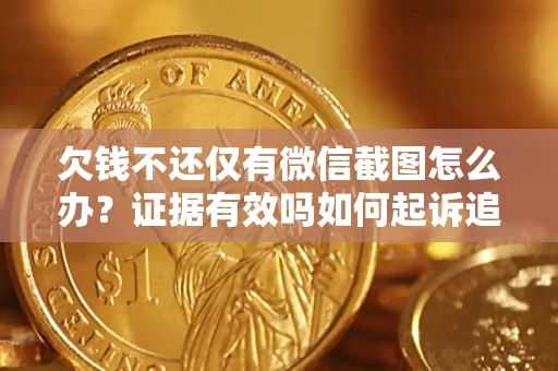 武汉欠钱不还仅有微信截图怎么办？证据有效吗如何起诉追回欠款？