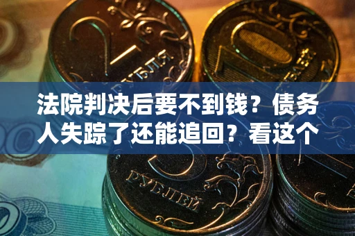 武汉法院判决后要不到钱？债务人失踪了还能追回？看这个方法！