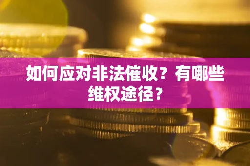 武汉如何应对非法催收？有哪些维权途径？