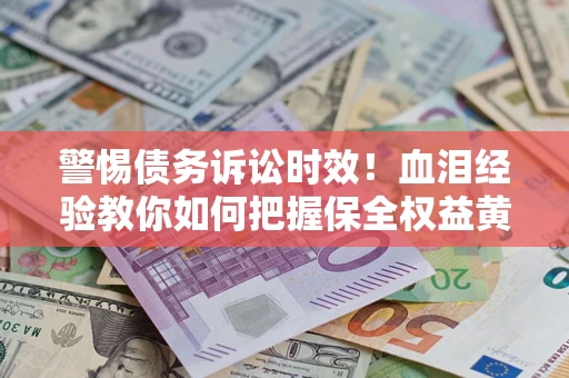 武汉警惕债务诉讼时效！血泪经验教你如何把握保全权益黄金期