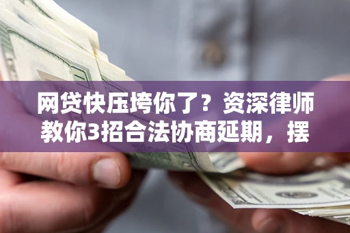 武汉网贷快压垮你了？资深律师教你3招合法协商延期，摆脱暴力催收！