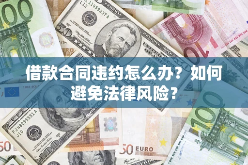 武汉借款合同违约怎么办？如何避免法律风险？